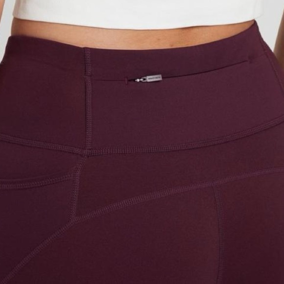 Sweaty Betty Power 7/8 Leggings Midnight Cherry Purple Sculpting Fit Side Pocket - Picture 13 of 15